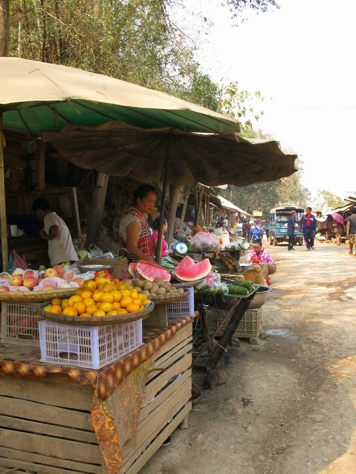 Market stalls in Xia Men