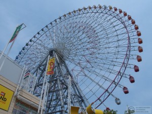 Ferris wheel near the aquarium