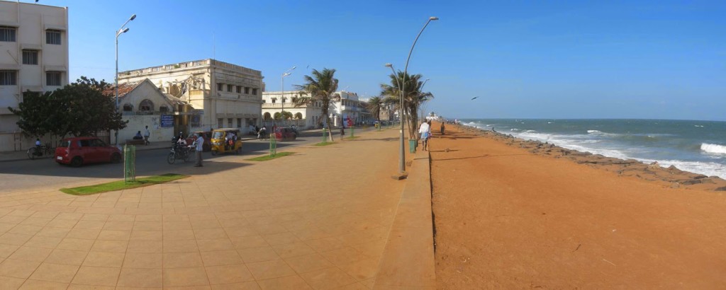 The promenade at Pondicherry