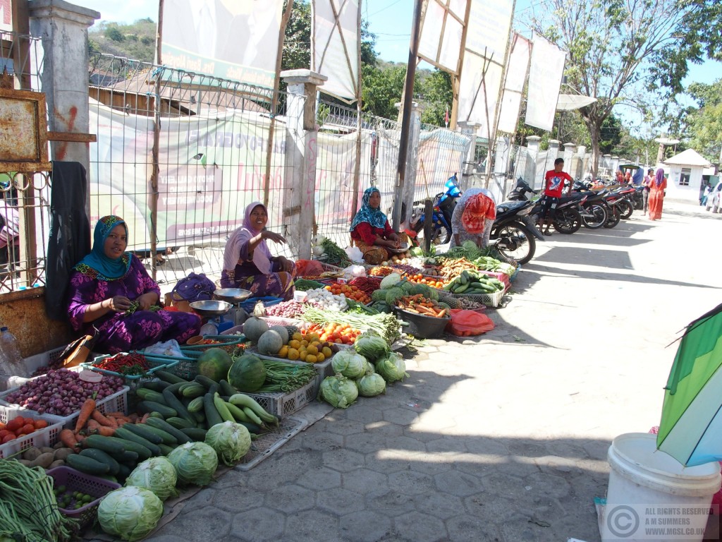 Vegetable market, Labuan Bajo