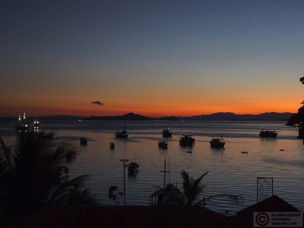 Sunset over the bay, Labuan Bajo