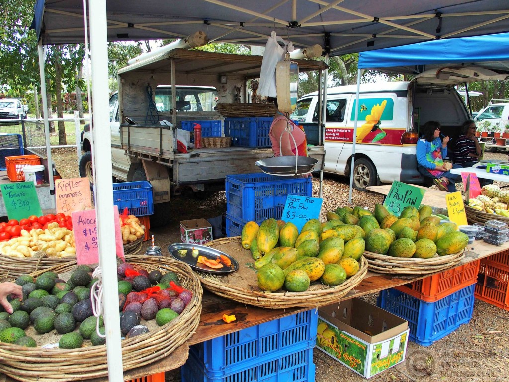Local produce at Mareeba market, Queensland
