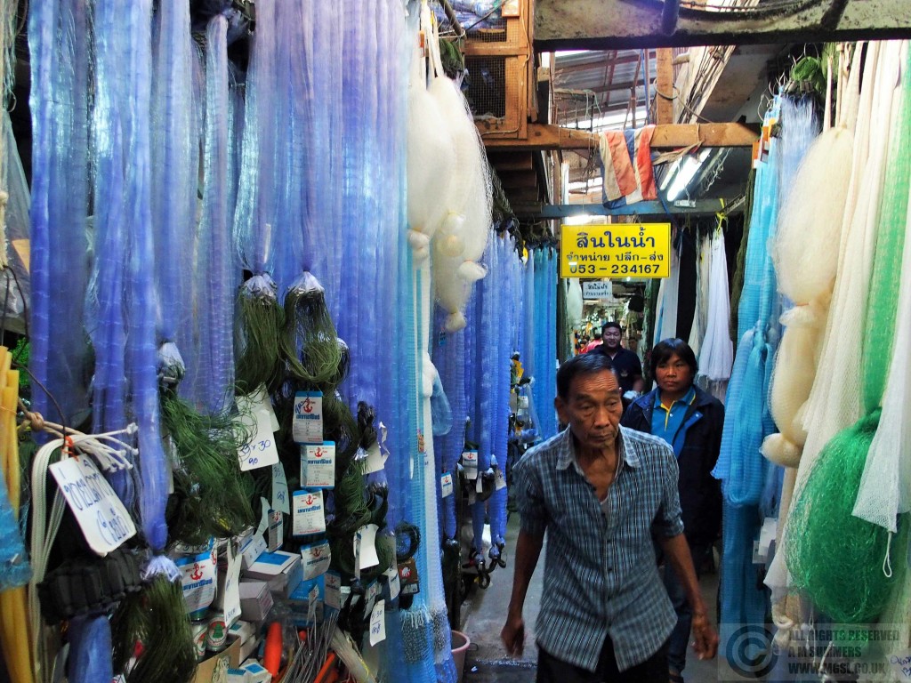 Fishing Net Alley in Warorot market