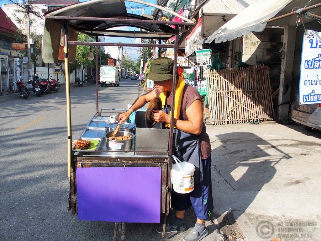 Snack seller in Chiang Mai
