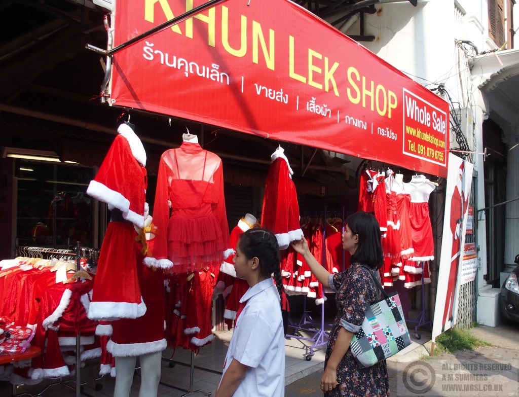 Christmas isn't a Thai festival, but no opportunity for fun is ignored
