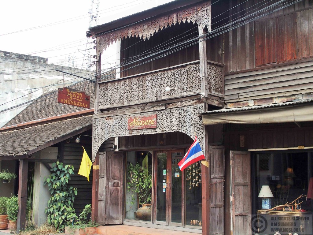 Building in the Wat Ket area, just east of the Ping River