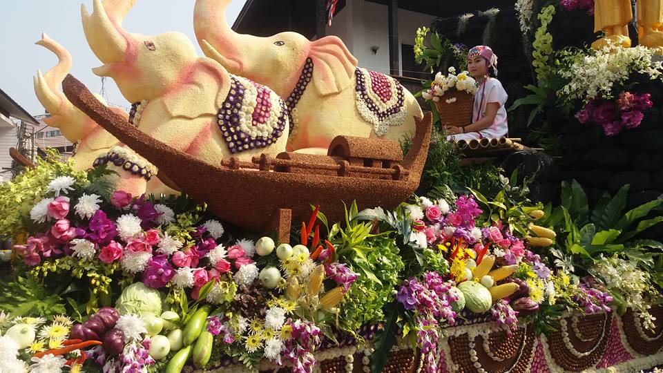 A float in the Flower Festival