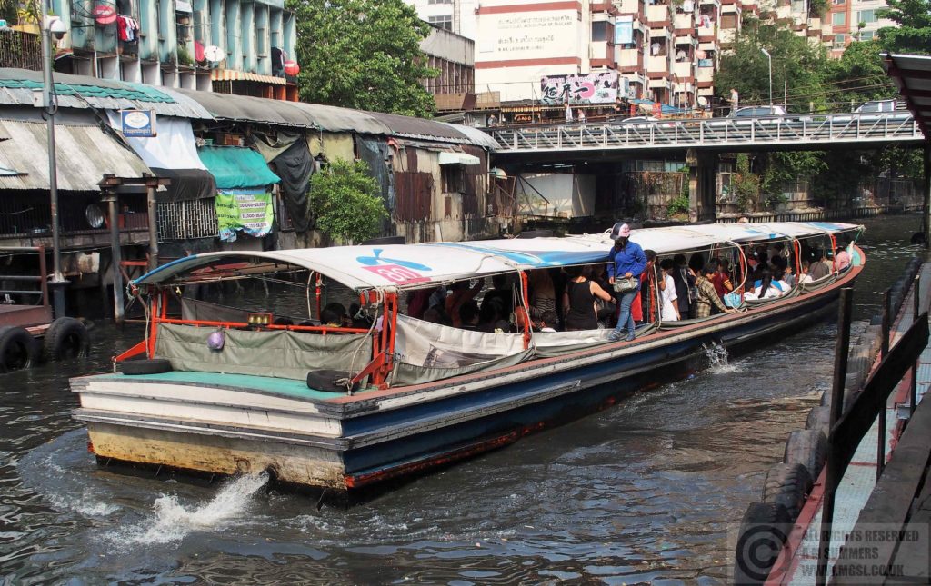 The Saen Saep canal ferry