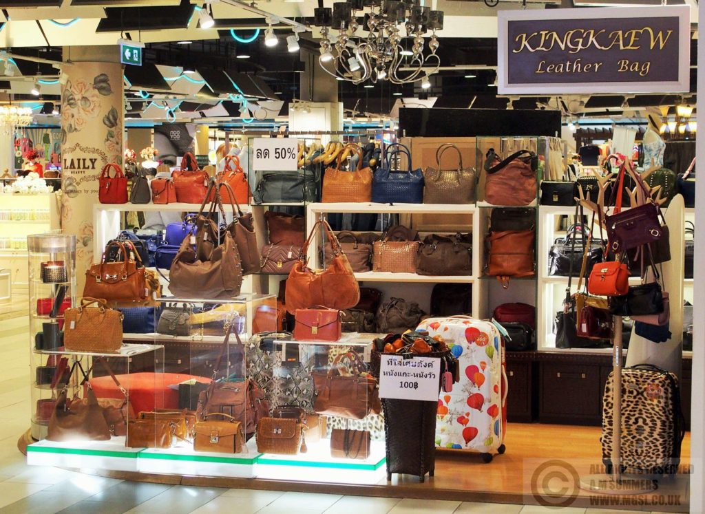 Handbag stall in Grand Plaza Rama 9